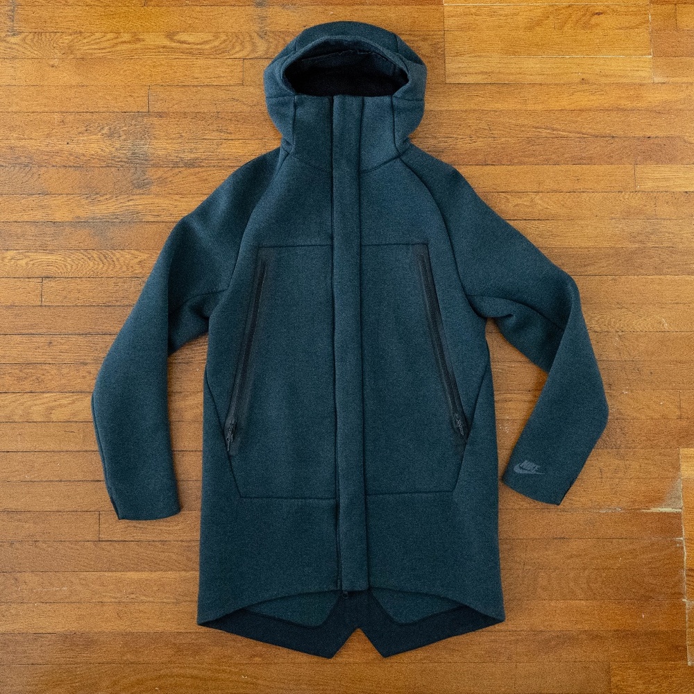 Nike Sportswear Tech Fleece Parka Jacket Men’s Hunter Green Size Small